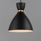 Maxim Lighting Carillon 11'' Mini Pendant, Black/Satin Brass 11302BKSBR - alternate 2